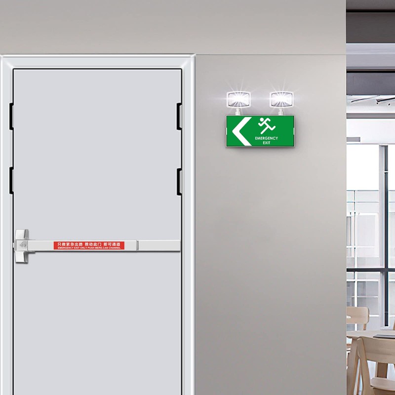 CeRaBuRET Silver Panic Bar Exit Device, Push Bar for Exit