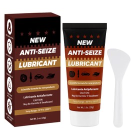 Copper Anti-Seize Brake Caliper Grease & Thread Lubricant - High Temp Copper Antiseize Compound Prevents Noise, Seizes - Use for Brake Pins, Bolts, Spark Plugs, Automotive Application - 1oz Tube 1Pack