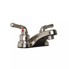 Ultra Faucets Non Metallic 4" Centerset Faucet-Brushed Nickel(LOT of 2) UF08342C