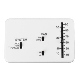 RV Thermostat, Settable Heat and Cool Temperature Controller with Remote Control RV Analog Thermostat for RV Cars