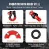 VEVOR 2 Pack 3/4" D Ring Shackle with 7/8" Screw