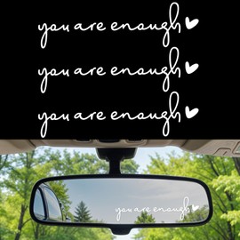 3 Pcs Rearview Mirror Sticker, Decals for Vehicles Women Mirrors Decal Mirror Sticker Car Window Stickers Decoration Cars Decoration Accessories for Trucks SUV and Motorcycles