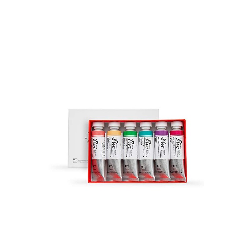 Shinhan Premium Watercolor 15ml Tint 6 Piece Set B (1215155-0006)