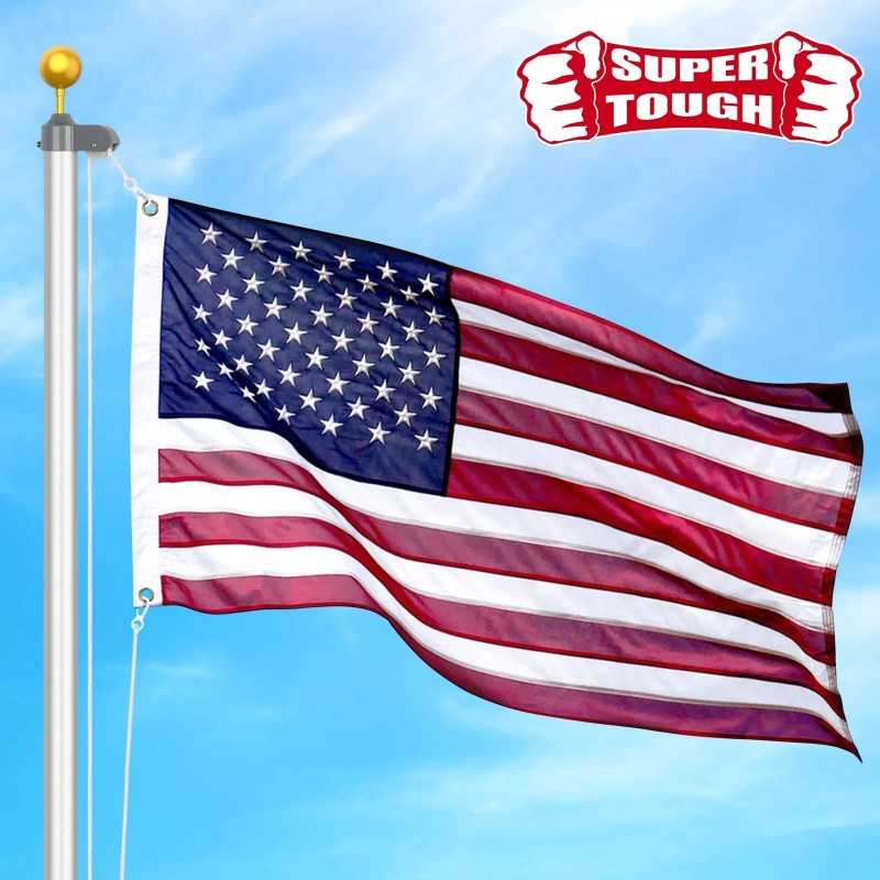 Super Tough 4Ft x 6Ft American Flag - Heavy Duty