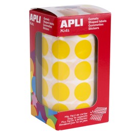 Apli 4859 Kids Creative Sticker,Yellow Circles