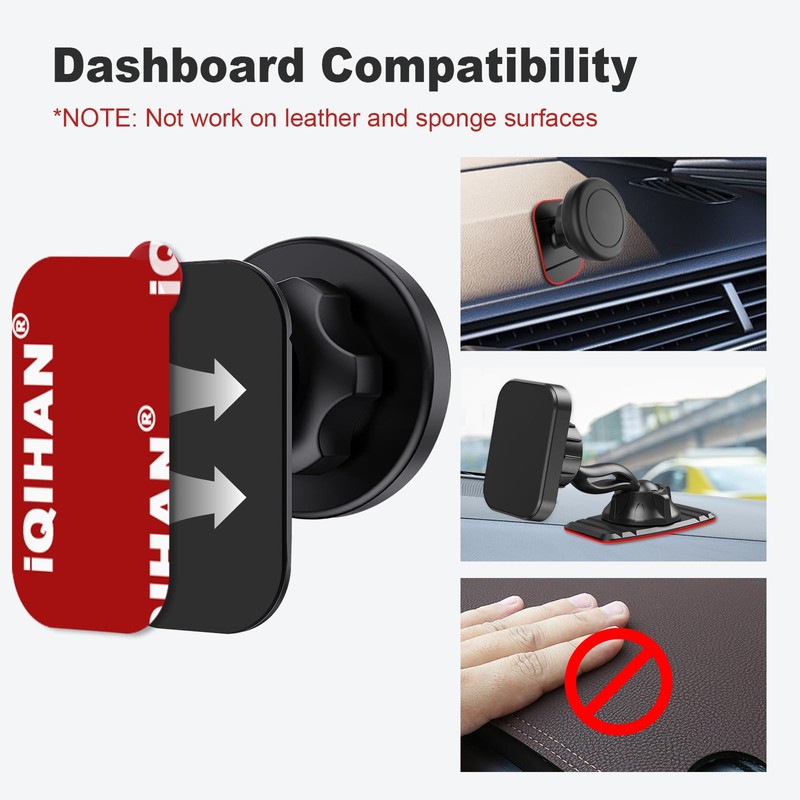 Sticky Adhesive Pads Replacement for Car Dashboard Magnetic Phone Mount