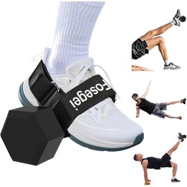 Dumbbell Foot Attachment for Leg Workout, Extension Monkey Foot Dumbbell Attachment Straps for Gym Trainer and Beginners Dumbbell Ankle Strap for Fitness Training