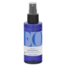EO Deodorant Spray Lavender Organic 4 oz Pack of 3