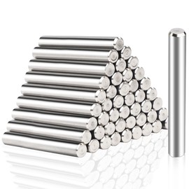 Pack of 40 Cylinder Pins Diameter 6 x 40 mm, 304 Stainless Steel Cylindrical Pins, Shelf Support Pins, Shelf Support Pin Metal Shelf Pins, Cylindrical Shelf Pins for Doors Windows