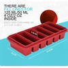 1/2 Cup Silicone Freezer Tray With Lid - Silicone Freezer