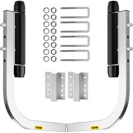 VEVOR Boat Trailer Guide, 20"-60" Adjustable Design Trailer Guide Poles, 2PCS Rustproof Steel Trailer Guide, for Ski Boat, Fishing Boat