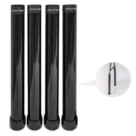 Lift Your Table® Folding Table Risers - Bar Height (Original Foot) - Made in The USA, Durable, Sturdy, Portable, Easy-to-Use Extensions Raise Bent Leg Folding Tables (Set of 4)