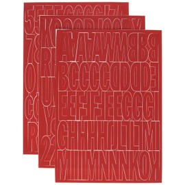 Hy-Ko Die Cut Packaged Numbers & Letters, DIY Address Number Stickers for Deliveries and Navigation, Self-Adhesive House Decals for Siding, Door, Mailboxes