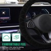 QZTYTY Fuzzy Car Steering Wheel Cover, Steering Wheel Cover Women,