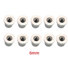 10Pcs Wood Dowels and Dowel Pins Centre Alignment Tool Kit 6-12mm Center Points Dowel Positioner for Wood Groove Plugs Furniture Wooden Frame Fixing (6mm)