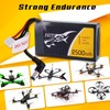 TATTU 2500mAh 2S 7.4v Fatshark Goggles Headset LiPo Battery Pack