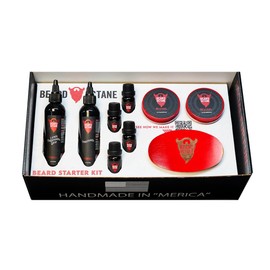 Beard Octane: Men's Grooming Kit - 4 Oils, Balm, Butter, Wash, Conditioner & Brush - Gift for Guys