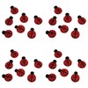 Set of 24 Royal Icing Edible Ladybugs - Cupcake Toppers