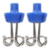 2PCS IV Pole Hooks Metal Infusion Stand Hook Drip Bag