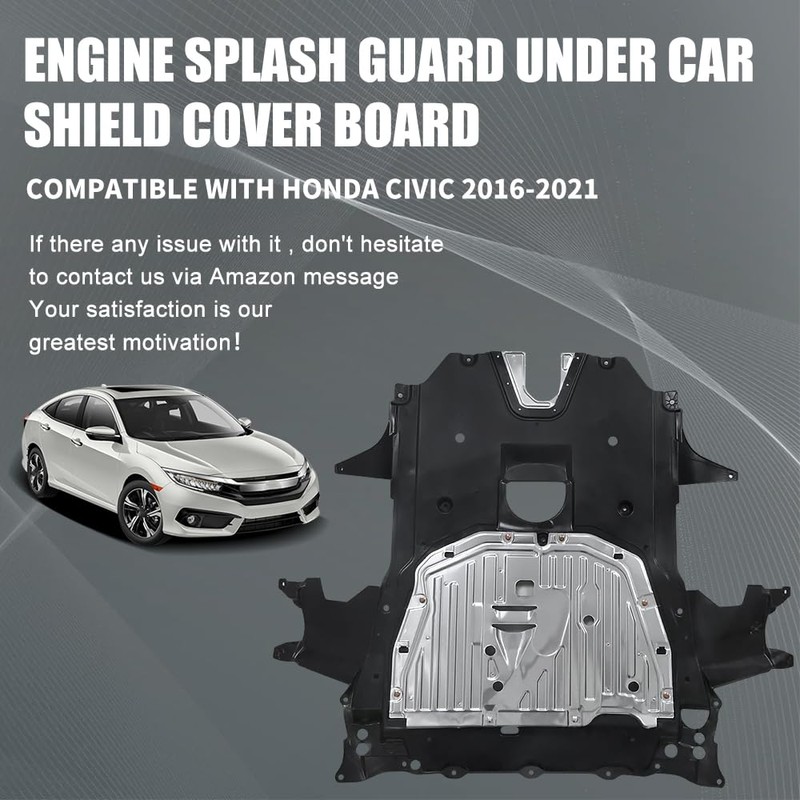 COOL STAR 74110-TBA-A00 Lower Engine Splash Shield Guard Compatible with