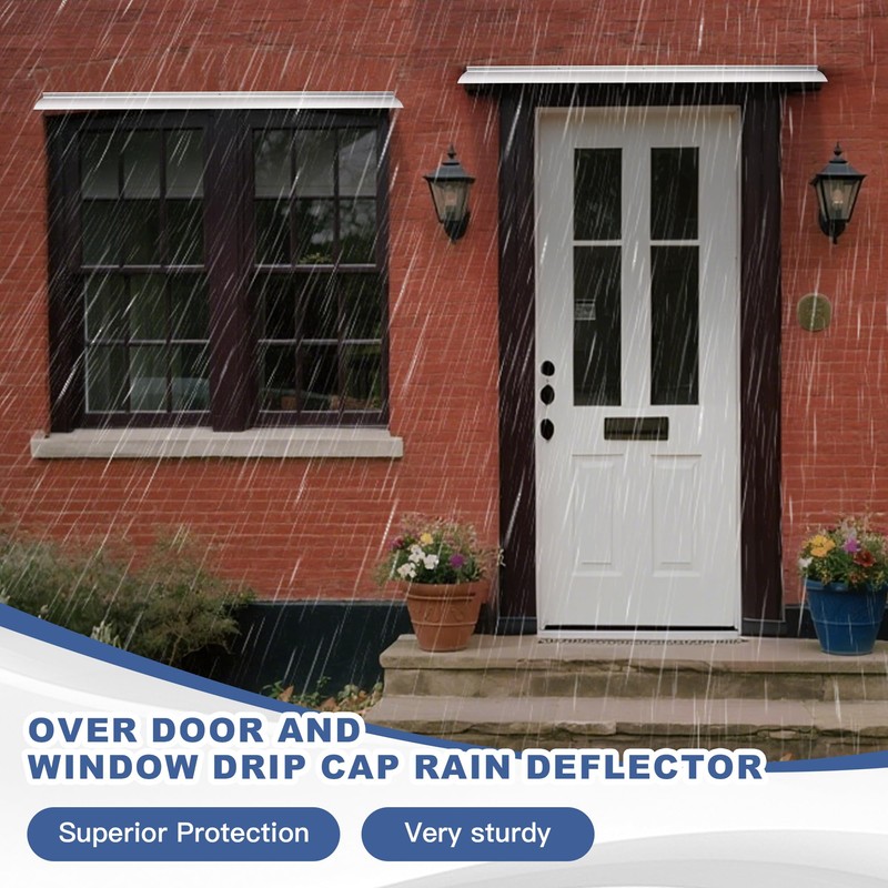 3PCS 40inch Door Rain Drip Guard for Windows Drip Cap