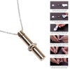 Ashes Necklace 316L Stainless Steel Oxidation Resistant Memorial Cremation Jewelry