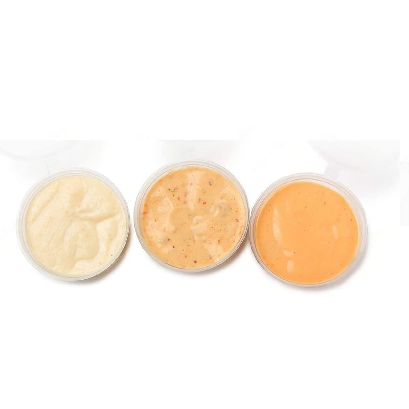 Sabco - Clear Round Hinged Pots with Lids - Deli