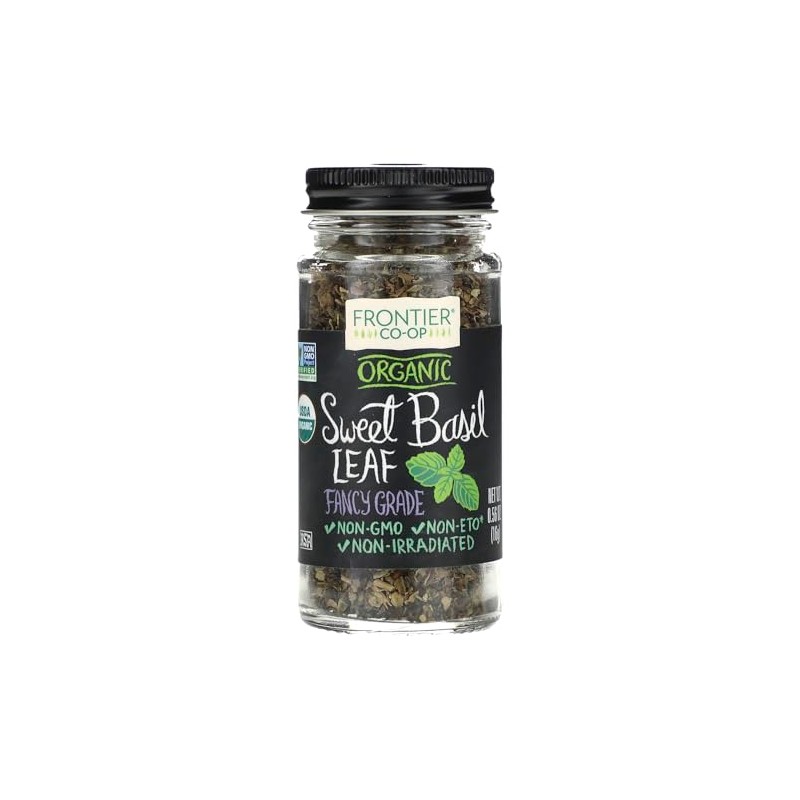 Frontier Organic Sweet Basil Spice - Leaf Flakes - 0.56