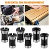 MEISO Pack of 6 Collets Adapter, Collet for Straight Grinders,