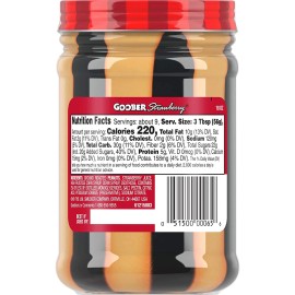 Smucker's Goober Peanut Butter and Strawberry Jelly Stripes, 18 Ounce