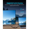 CLEEFUN USB-C Extension Cable 1ft 2-Pack, USB-C Male to Female,