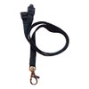 Customcard ltd Black Lanyard Black Neck Lanyard (Metal Clip) for