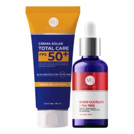 Kit Peeling Perfecto Exfoliación Serum Glicólico + Protector