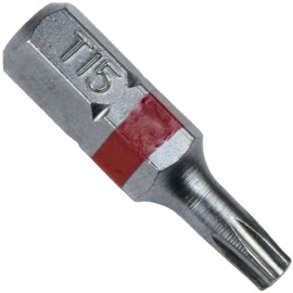 T15 Torx/Star Driver Bit - Color Coded T15 x 1" Torx/Star Drive Bit for Screws and Fasteners (50 Count)