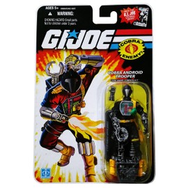 G.I. Joe 25th Anniversary Comic Series Cardback: Cobra B.A.T. (Battle Android Trooper) 3.75 Inch Action Figure