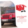 KOMBIUDA 2pcs Adjustable Rubber Clamp for Mounting Tools Quick Release