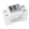 Digital Display 2P Voltage Protector Automatic Reset Under Over Voltage