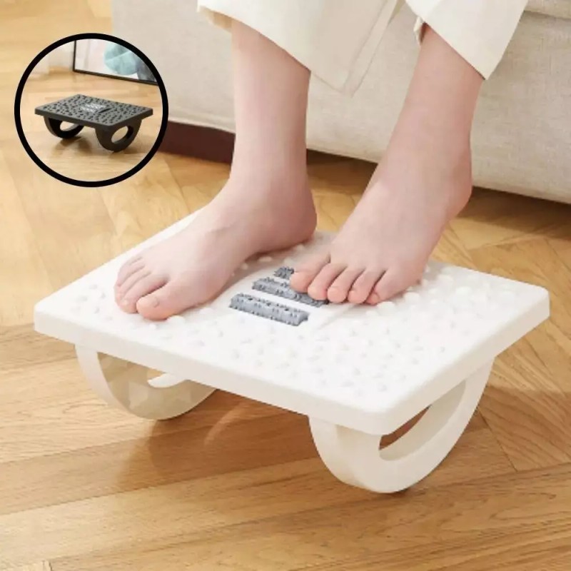 롤러 지압 발판 발바닥 스윙 마사지 스트레칭 발디딤대 [그레이] Roller