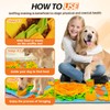 TAIMUTTAL Snuffle Mat for Dogs, 80CM X 48CM Interactive Dog