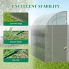 BPS 7x3x7 FT Lean to Greenhouse with Shelves, Large Walk-in
