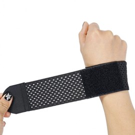 Thin Mesh Dual Compression Wrist Support for Pregnant Women Wrist Guard Black 4ea