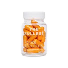 THE FULLEST - Kinder Thoughts 1-Month Supply Saffron Capsules - Boosts Mood, Energy, and Focus, Gluten-Free & Vegan, Contains Saffron, Turmeric and Curcumin, 30 Capsules