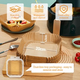 Baking Paper for Hot Air Fryer with Double Chamber, and Other Dual Zone Air Fryer, AF400EU