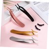 IWOWHERO 4 Pack Stainless Steel False Eyelash Tweezers Applicator for