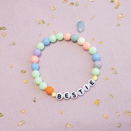 Iweca Stocking Stuffers For Bestie Sister Christmas Stocking Stuffers For Women Stacking Bracelets For Women Friends Colorful Friendship Bead Bracelets Clay Cute Bracelets