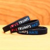 SayitBands 5 Love Trumps Hate Wristbands - Silicone Band Bracelets