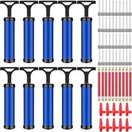 Reginary 10-Piece Sports Ball Pump Kit with Needle & Hose