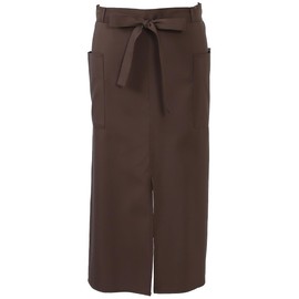 Seven Uniforms GT7010 Underwaist Apron, Long Apron, Brown, One Size Fits All, Braun