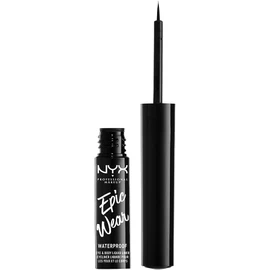 NYX Professional Makeup,Epic Wear, Delineador Líquido de Ojos, Black, 3.5ML