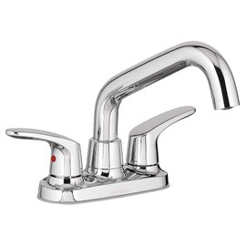 American Standard 7074140.002 Colony Pro 2-Handle Utility Faucet with Aerator End, Polished Chrome